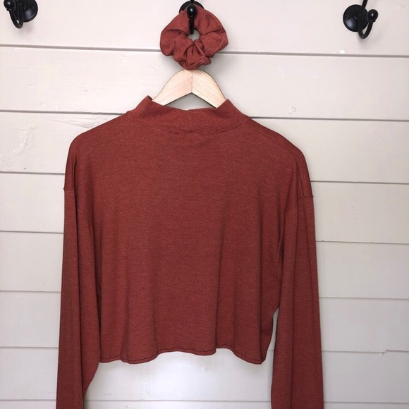 Fall Long Sleeve Shirt w/ Matching Scrunchie - Picture 2 of 2